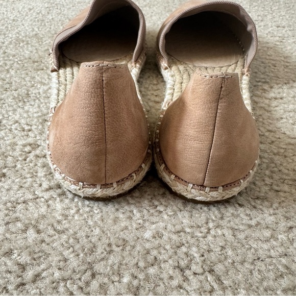 Eileen Fisher Leather Blush Nubuck Leather Espadrilles - Picture 3 of 7